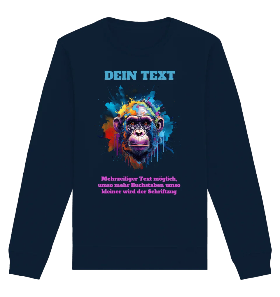 Motivauswahl: Mix-it-Designer • Unisex Sweatshirt Bio-Baumwolle in 4 Farben XS-3XL • personalisiert