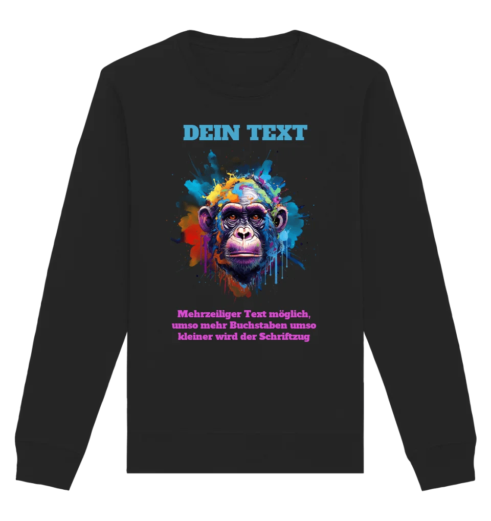 Motivauswahl: Mix-it-Designer • Unisex Sweatshirt Bio-Baumwolle in 4 Farben XS-3XL • personalisiert