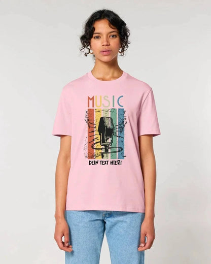 Music • Sing • Mic • Unisex Premium T-Shirt XS-5XL aus Bio-Baumwolle für Herren & Damen • personalisiert • Motivprodukt