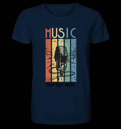 Music • Sing • Mic • Unisex Premium T-Shirt XS-5XL aus Bio-Baumwolle für Herren & Damen • personalisiert • Motivprodukt