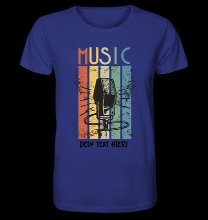 Music • Sing • Mic • Unisex Premium T-Shirt XS-5XL aus Bio-Baumwolle für Herren & Damen • personalisiert • Motivprodukt