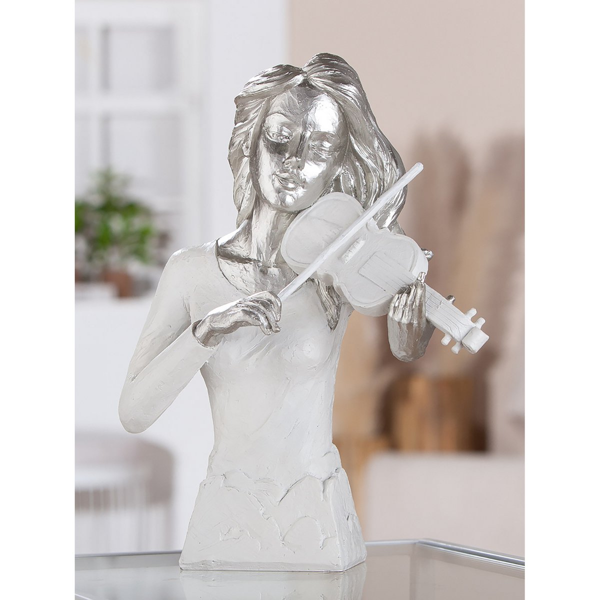 Musikerin Geige "Musician" • Skulptur • Wohndeko