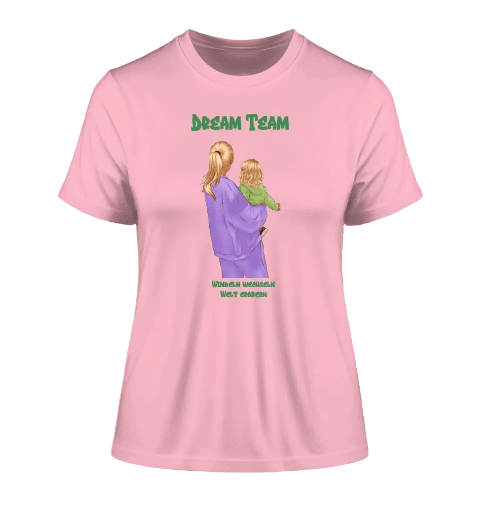 Mutter & Baby Designer personalisierbar - Ladies Premium T-Shirt XS-2XL aus Bio-Baumwolle für Damen