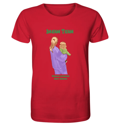 Mutter & Baby Designer personalisierbar - Unisex Premium T-Shirt XS-5XL aus Bio-Baumwolle für Damen & Herren