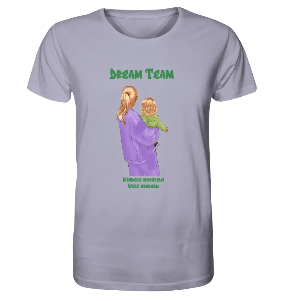 Mutter & Baby Designer personalisierbar - Unisex Premium T-Shirt XS-5XL aus Bio-Baumwolle für Damen & Herren