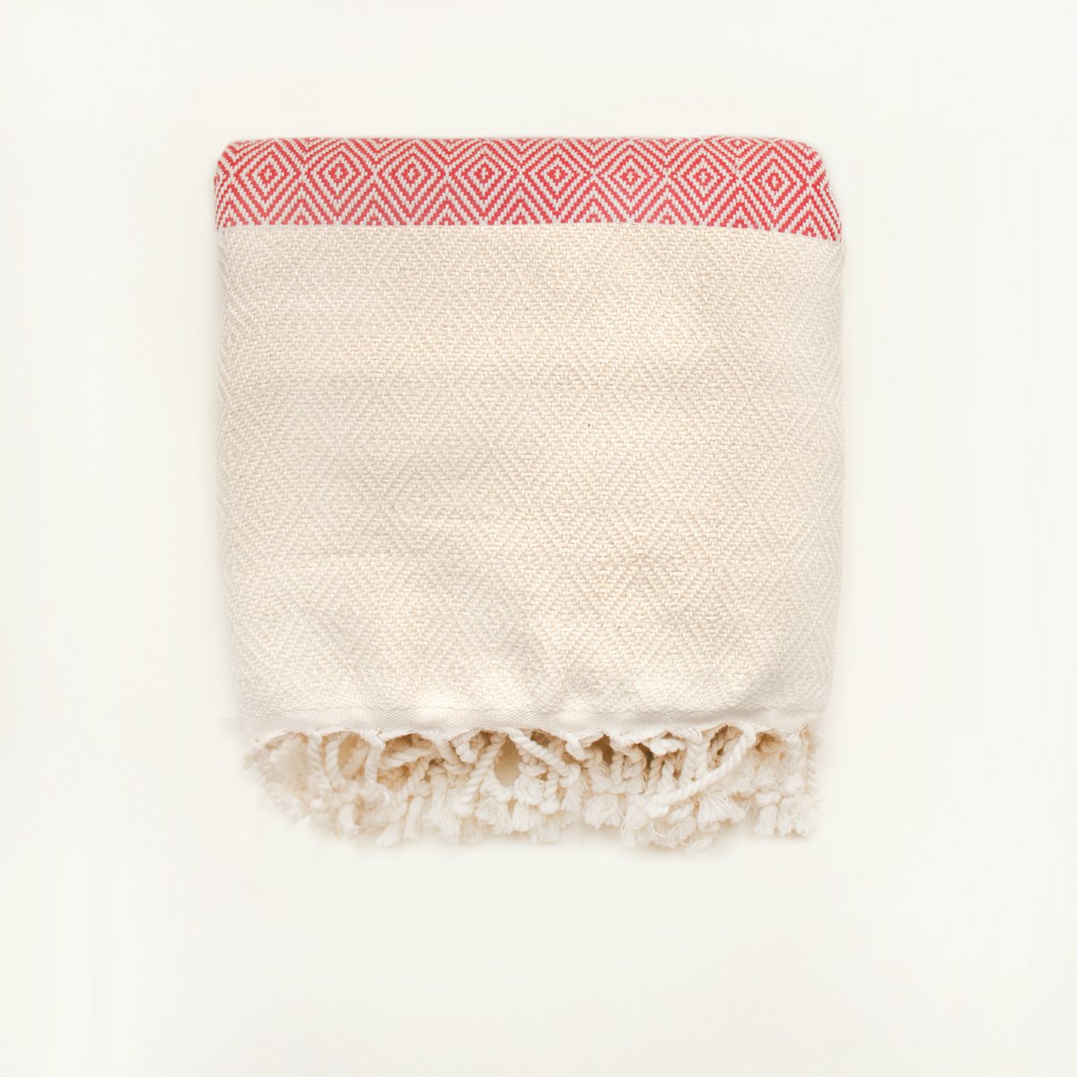 OTTO Red Handwoven Turkish Towel - A Stylish Addition to Your Self Care Routine • türkisches Handtuch / Hamamtuch