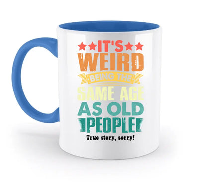 Old people • zweifarbige Tasse • Exklusivdesign • personalisiert