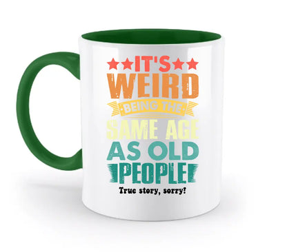 Old people • zweifarbige Tasse • Exklusivdesign • personalisiert