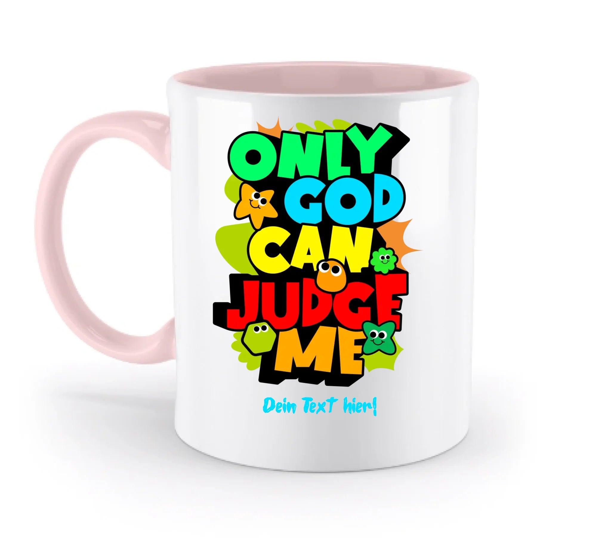 Only God • zweifarbige Tasse • spülmaschinengeeignet • Exklusivdesign • personalisiert