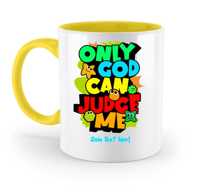 Only God • zweifarbige Tasse • spülmaschinengeeignet • Exklusivdesign • personalisiert