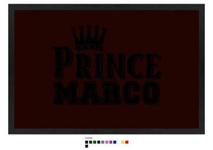 PRINCE + WUNSCHNAME • Fußmatte • Exklusivdesign • personalisiert