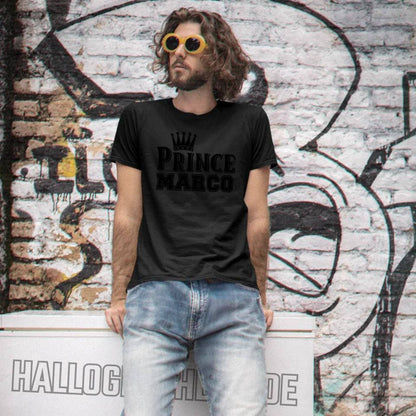 PRINCE + WUNSCHNAME • Unisex Premium T-Shirt XS-5XL aus Bio-Baumwolle für Damen & Herren • Exklusivdesign • personalisiert