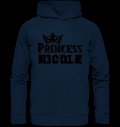 PRINCESS + WUNSCHNAME • Unisex Premium Hoodie XS-5XL aus Bio-Baumwolle für Damen & Herren • Exklusivdesign • personalisiert