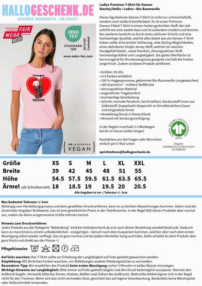 Paar Designer: Abendlook Couple - Ladies Premium T-Shirt XS-2XL aus Bio-Baumwolle für Damen