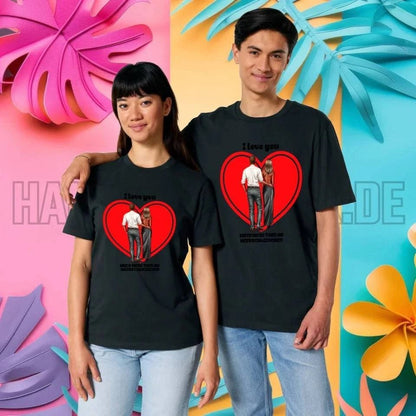 Paar Designer: Abendlook Couple personalisierbar - Unisex Premium T-Shirt XS-5XL aus Bio-Baumwolle für Damen & Herren