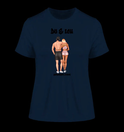 Paar Designer: Fitness Couple personalisierbar - Ladies Premium T-Shirt XS-2XL aus Bio-Baumwolle für Damen