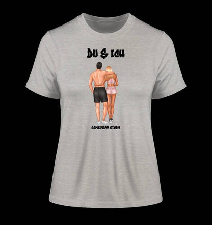 Paar Designer: Fitness Couple personalisierbar - Ladies Premium T-Shirt XS-2XL aus Bio-Baumwolle für Damen