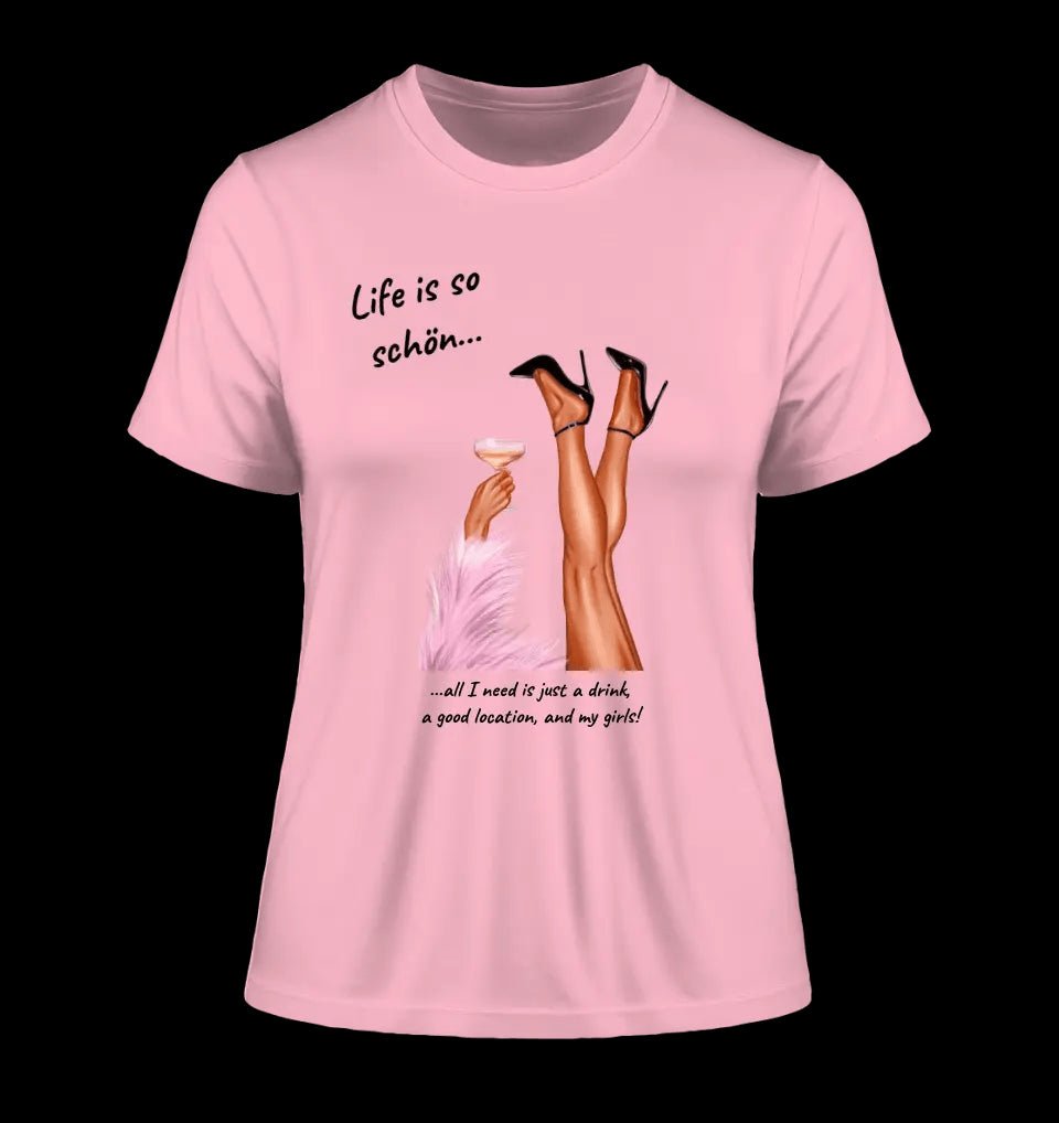 Party Legs personalisierbar - Ladies Premium T-Shirt XS-2XL aus Bio-Baumwolle für Damen