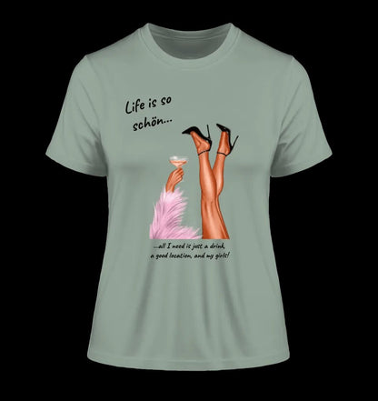 Party Legs personalisierbar - Ladies Premium T-Shirt XS-2XL aus Bio-Baumwolle für Damen