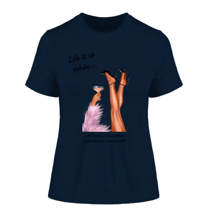 Party Legs personalisierbar - Ladies Premium T-Shirt XS-2XL aus Bio-Baumwolle für Damen