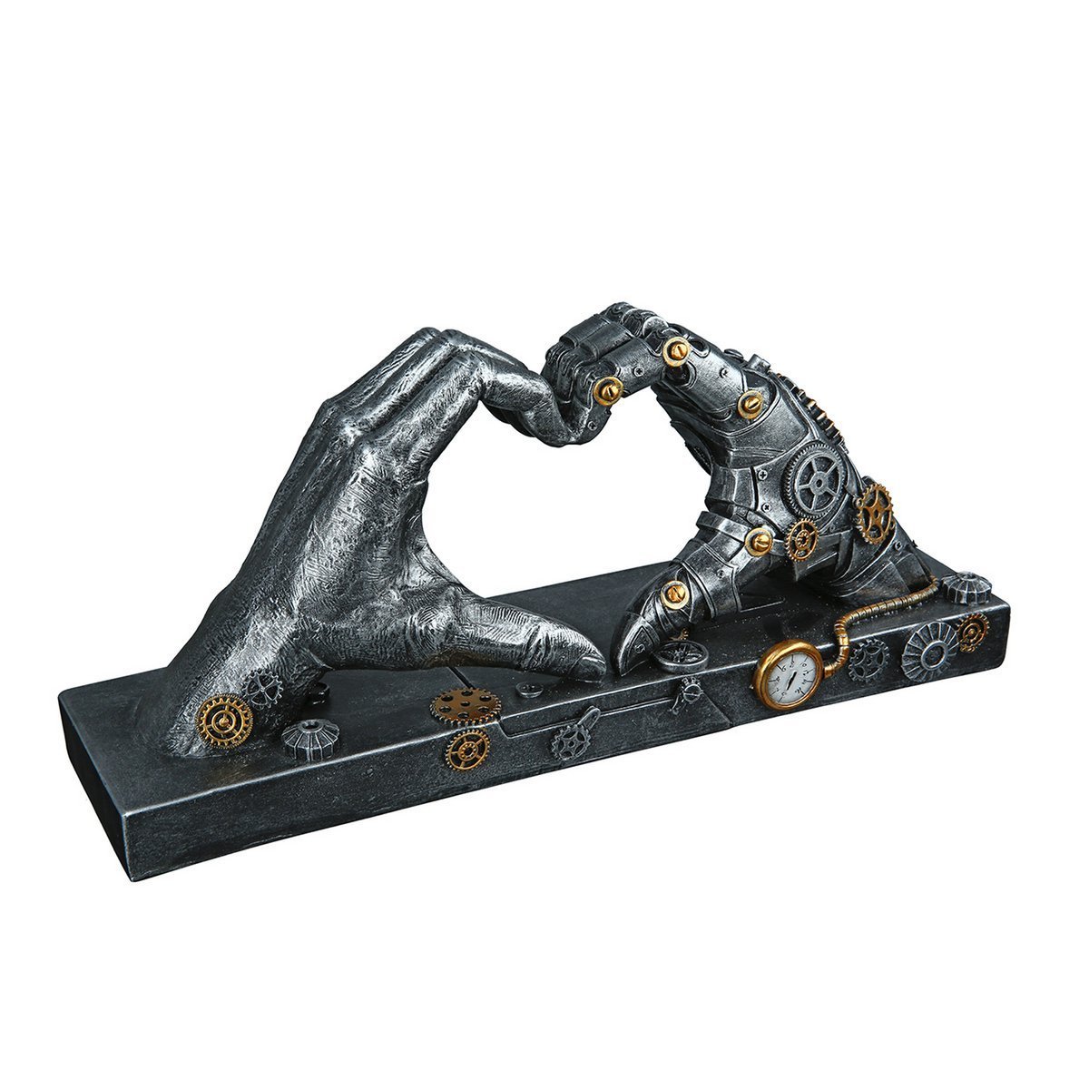 Poly Skulptur "Steampunk Hand" • Skulptur • Wohndeko