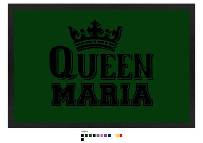 QUEEN + WUNSCHNAME • Fußmatte • Exklusivdesign • personalisiert