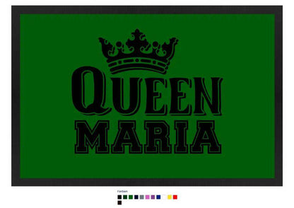 QUEEN + WUNSCHNAME • Fußmatte • Exklusivdesign • personalisiert