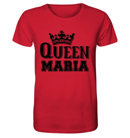 QUEEN + WUNSCHNAME • Unisex Premium T-Shirt XS-5XL aus Bio-Baumwolle für Damen & Herren • Exklusivdesign • personalisiert