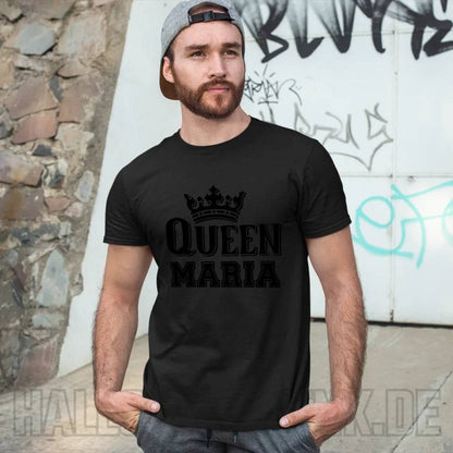 QUEEN + WUNSCHNAME • Unisex Premium T-Shirt XS-5XL aus Bio-Baumwolle für Damen & Herren • Exklusivdesign • personalisiert