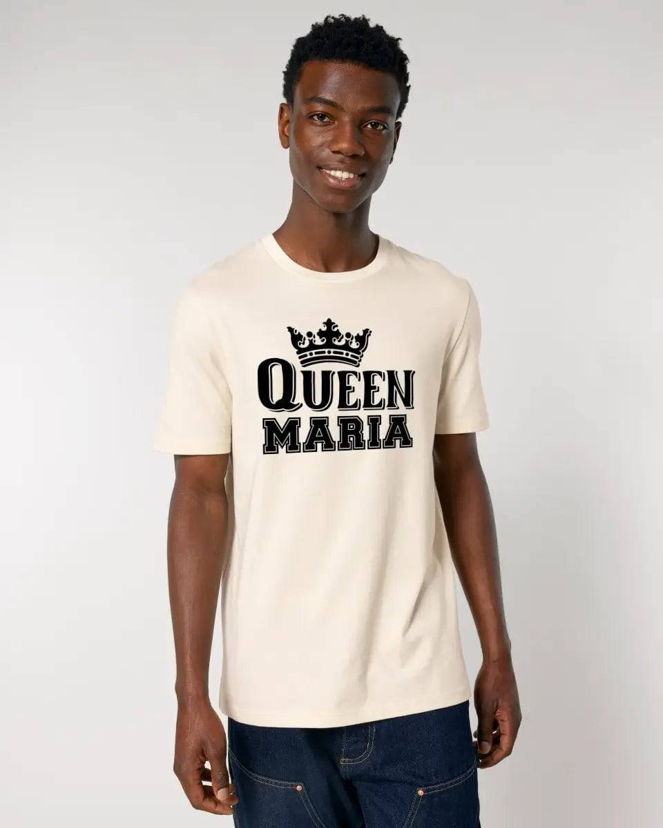 QUEEN + WUNSCHNAME • Unisex Premium T-Shirt XS-5XL aus Bio-Baumwolle für Damen & Herren • Exklusivdesign • personalisiert