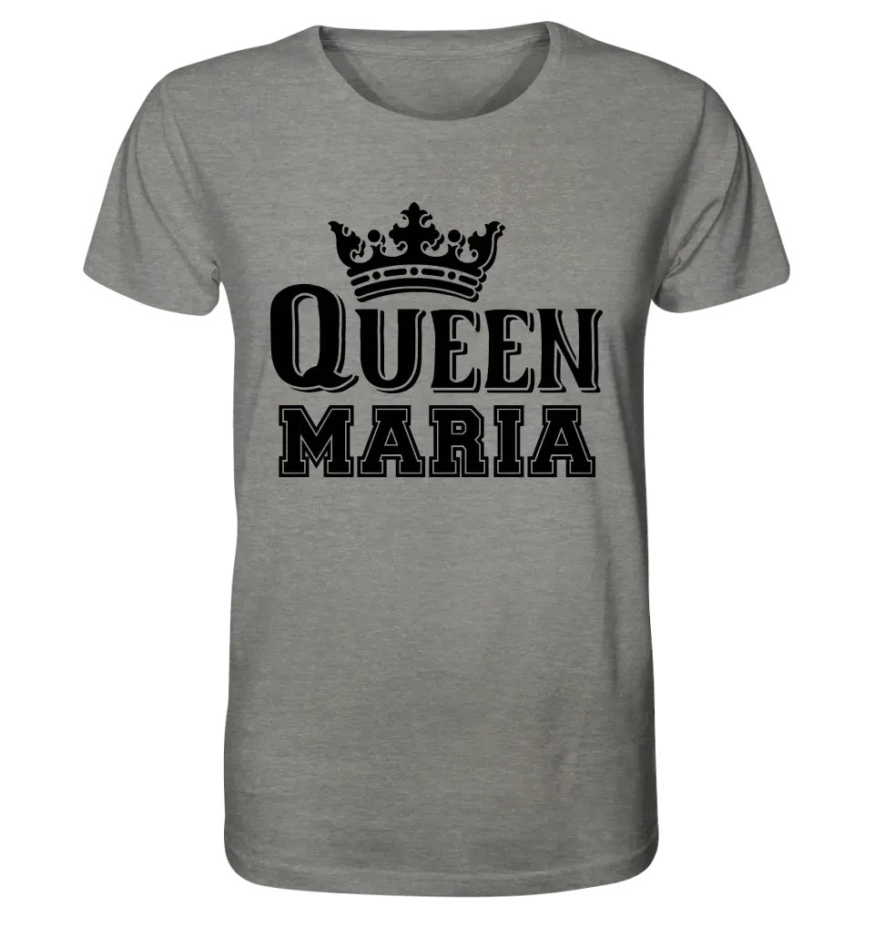 QUEEN + WUNSCHNAME • Unisex Premium T-Shirt XS-5XL aus Bio-Baumwolle für Damen & Herren • Exklusivdesign • personalisiert