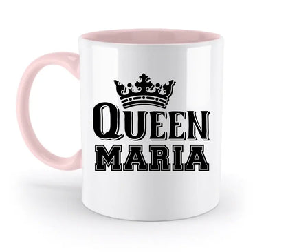 QUEEN + WUNSCHNAME • zweifarbige Tasse • Exklusivdesign • personalisiert