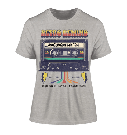 Retro MC 1960 bis 1999 + Wunschtext • Ladies Premium T-Shirt XS-2XL aus Bio-Baumwolle für Damen • Exklusivdesign • personalisiert