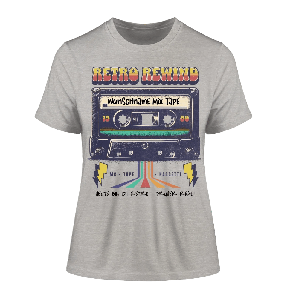 Retro MC 1960 bis 1999 + Wunschtext • Ladies Premium T-Shirt XS-2XL aus Bio-Baumwolle für Damen • Exklusivdesign • personalisiert