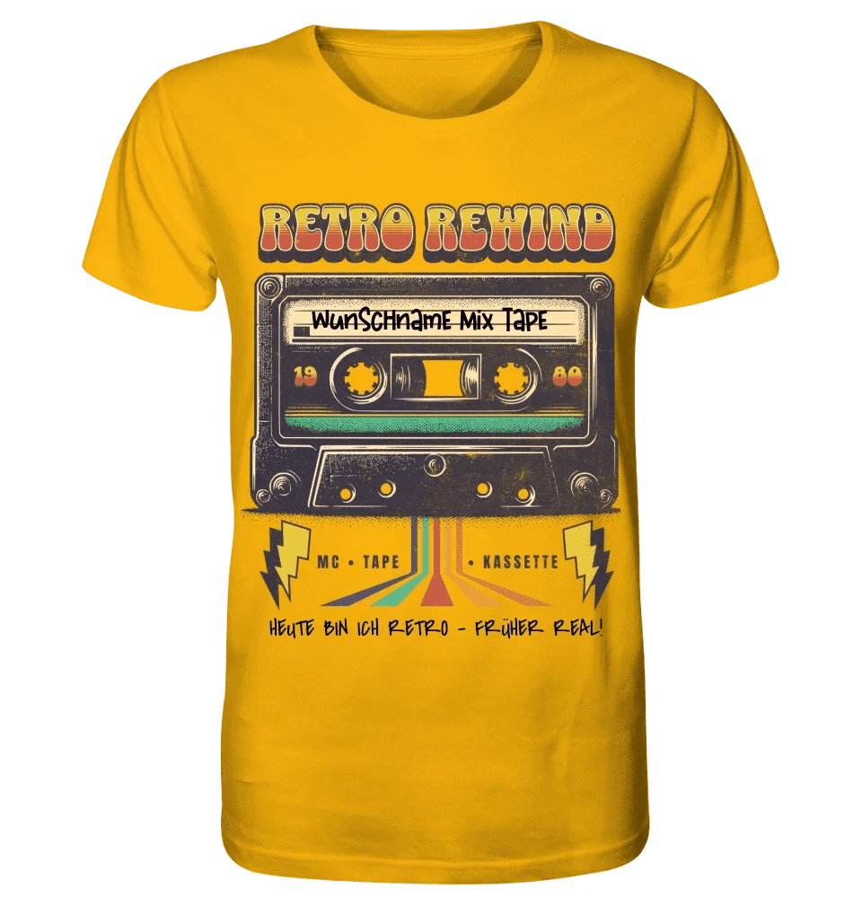 Retro MC 1960 bis 1999 + Wunschtext • Unisex Premium T-Shirt XS-5XL aus Bio-Baumwolle für Damen & Herren • Exklusivdesign • personalisiert