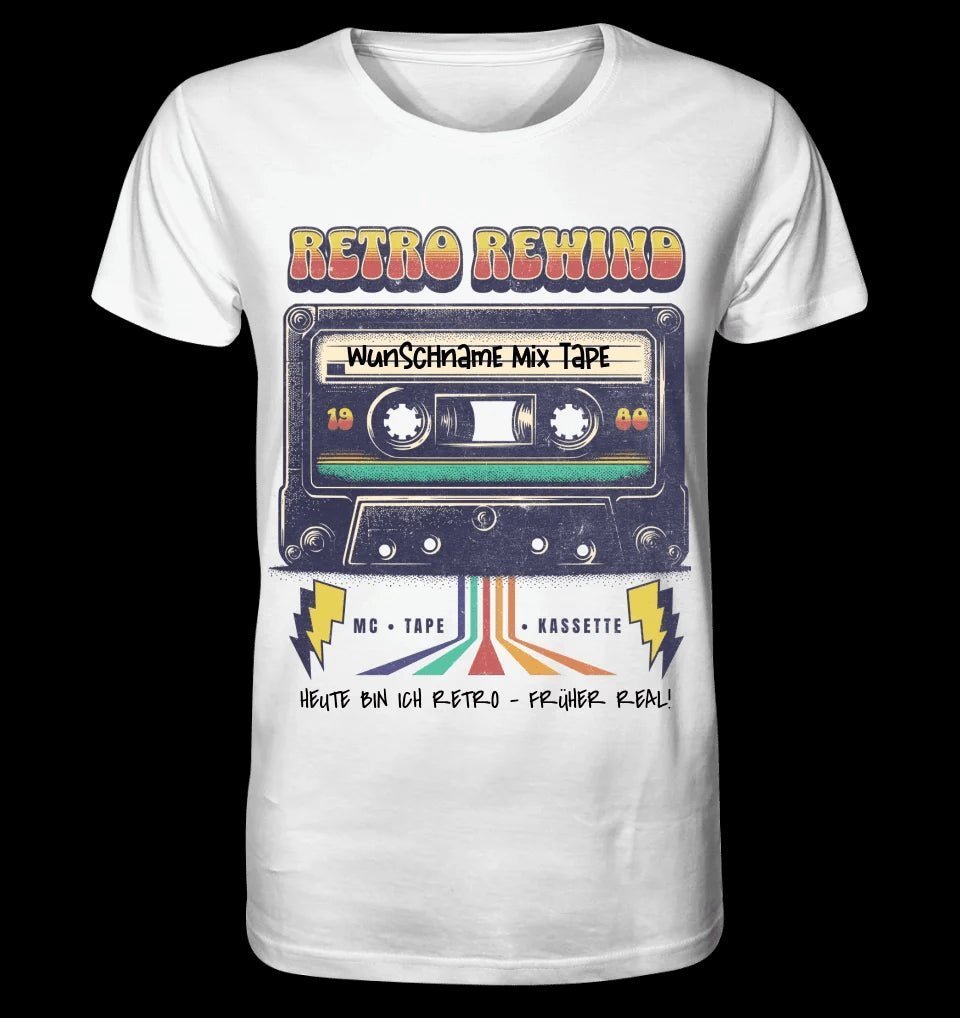 Retro MC 1960 bis 1999 + Wunschtext • Unisex Premium T-Shirt XS-5XL aus Bio-Baumwolle für Damen & Herren • Exklusivdesign • personalisiert