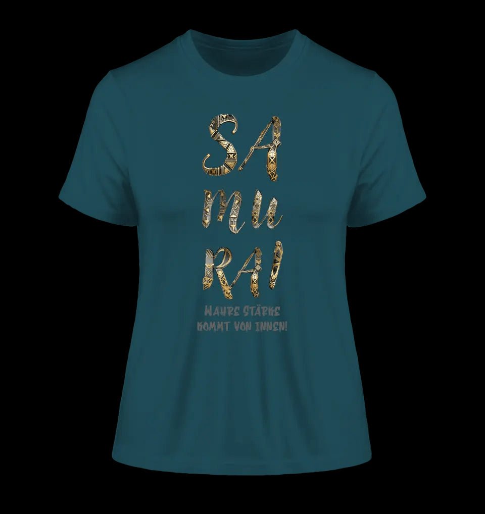 Samurai • Ladies Premium T-Shirt XS-2XL aus Bio-Baumwolle für Damen • Exklusivdesign • personalisiert