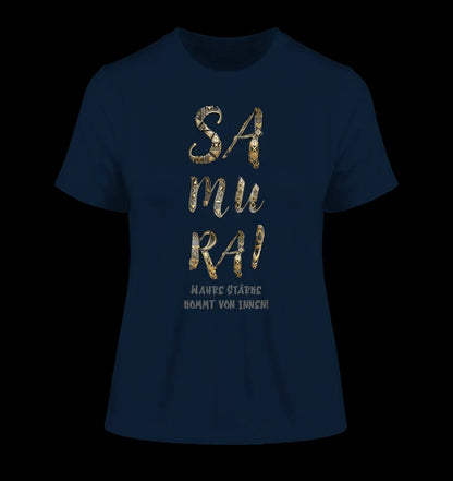 Samurai • Ladies Premium T-Shirt XS-2XL aus Bio-Baumwolle für Damen • Exklusivdesign • personalisiert