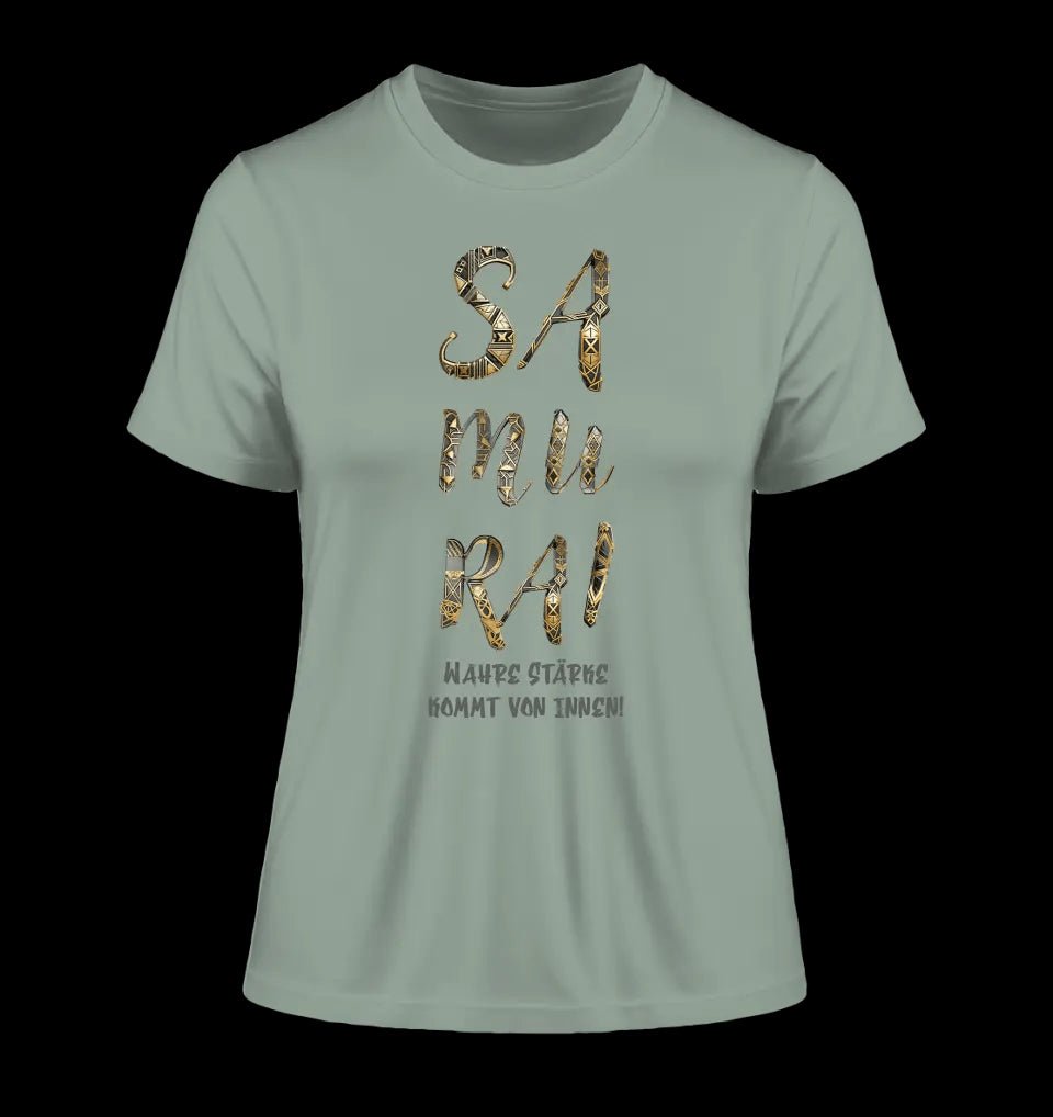 Samurai • Ladies Premium T-Shirt XS-2XL aus Bio-Baumwolle für Damen • Exklusivdesign • personalisiert