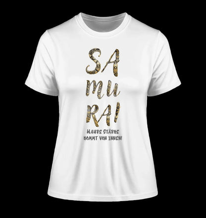 Samurai • Ladies Premium T-Shirt XS-2XL aus Bio-Baumwolle für Damen • Exklusivdesign • personalisiert