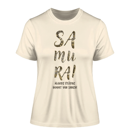 Samurai • Ladies Premium T-Shirt XS-2XL aus Bio-Baumwolle für Damen • Exklusivdesign • personalisiert