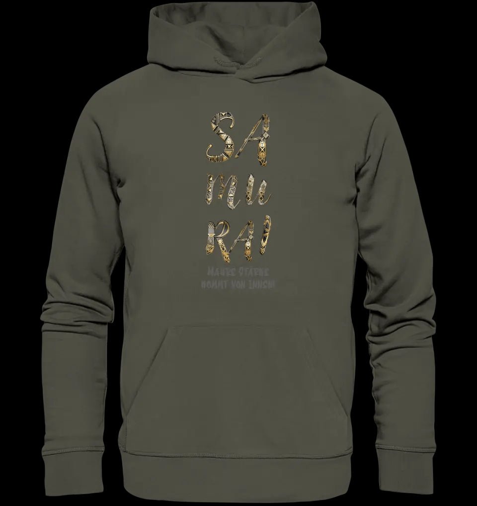 Samurai • Unisex Premium Hoodie XS-5XL aus Bio-Baumwolle für Damen & Herren • Exklusivdesign • personalisiert