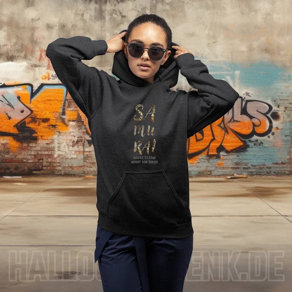 Samurai • Unisex Premium Hoodie XS-5XL aus Bio-Baumwolle für Damen & Herren • Exklusivdesign • personalisiert