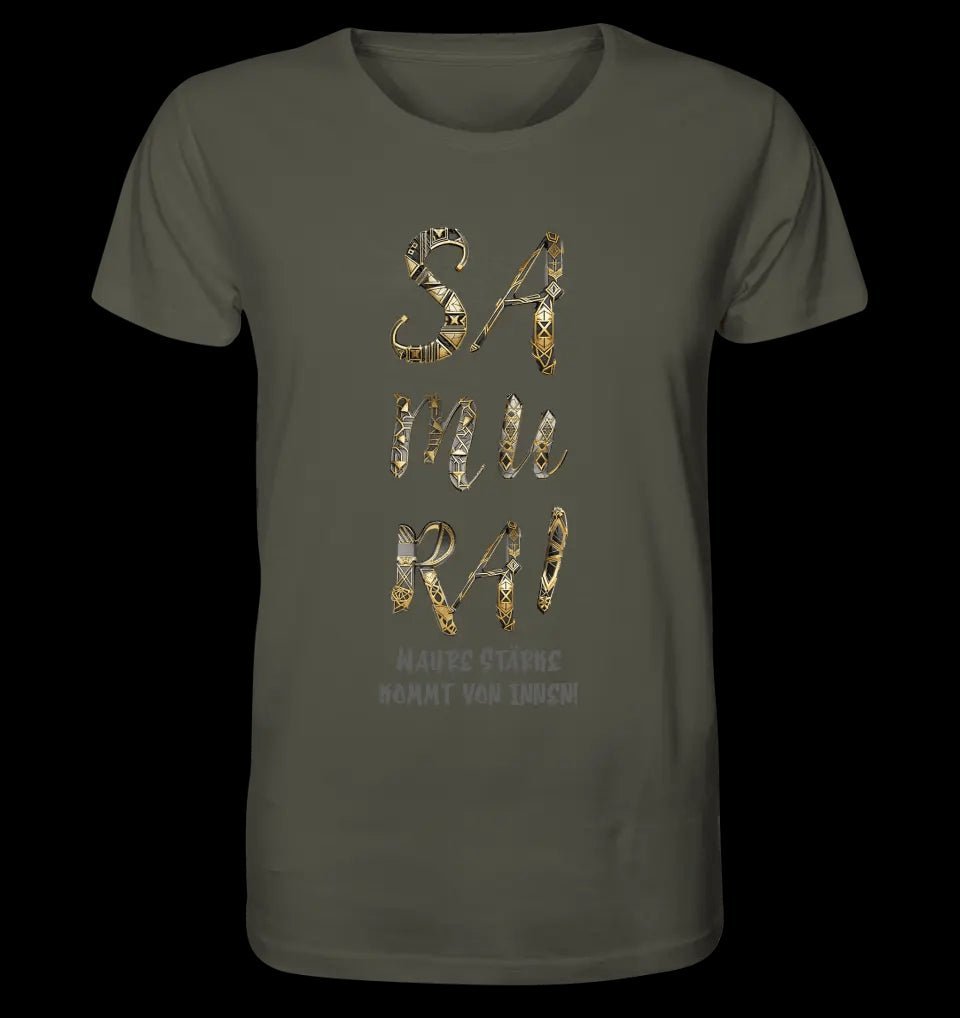 Samurai • Unisex Premium T-Shirt XS-5XL aus Bio-Baumwolle für Damen & Herren • Exklusivdesign • personalisiert