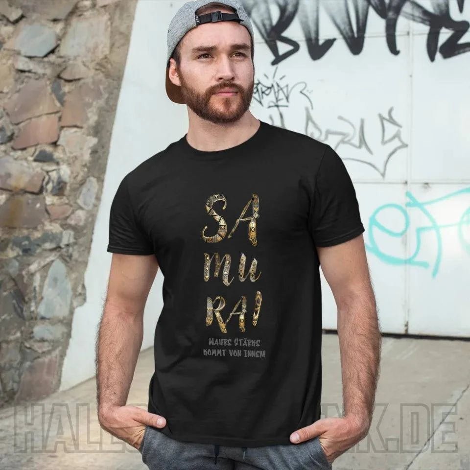 Samurai • Unisex Premium T-Shirt XS-5XL aus Bio-Baumwolle für Damen & Herren • Exklusivdesign • personalisiert