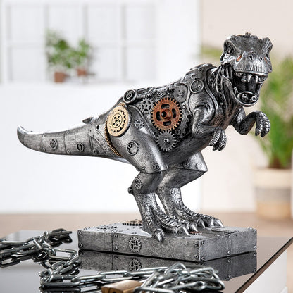 Skulptur Dino Steampunk T-Rex Dinosaur, H.25 cm • Skulptur • Wohndeko