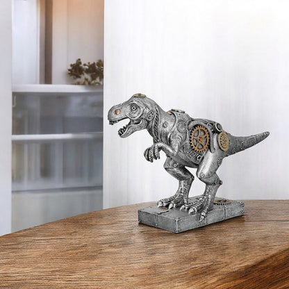 Skulptur Dino Steampunk T-Rex Dinosaur, H.25 cm • Skulptur • Wohndeko