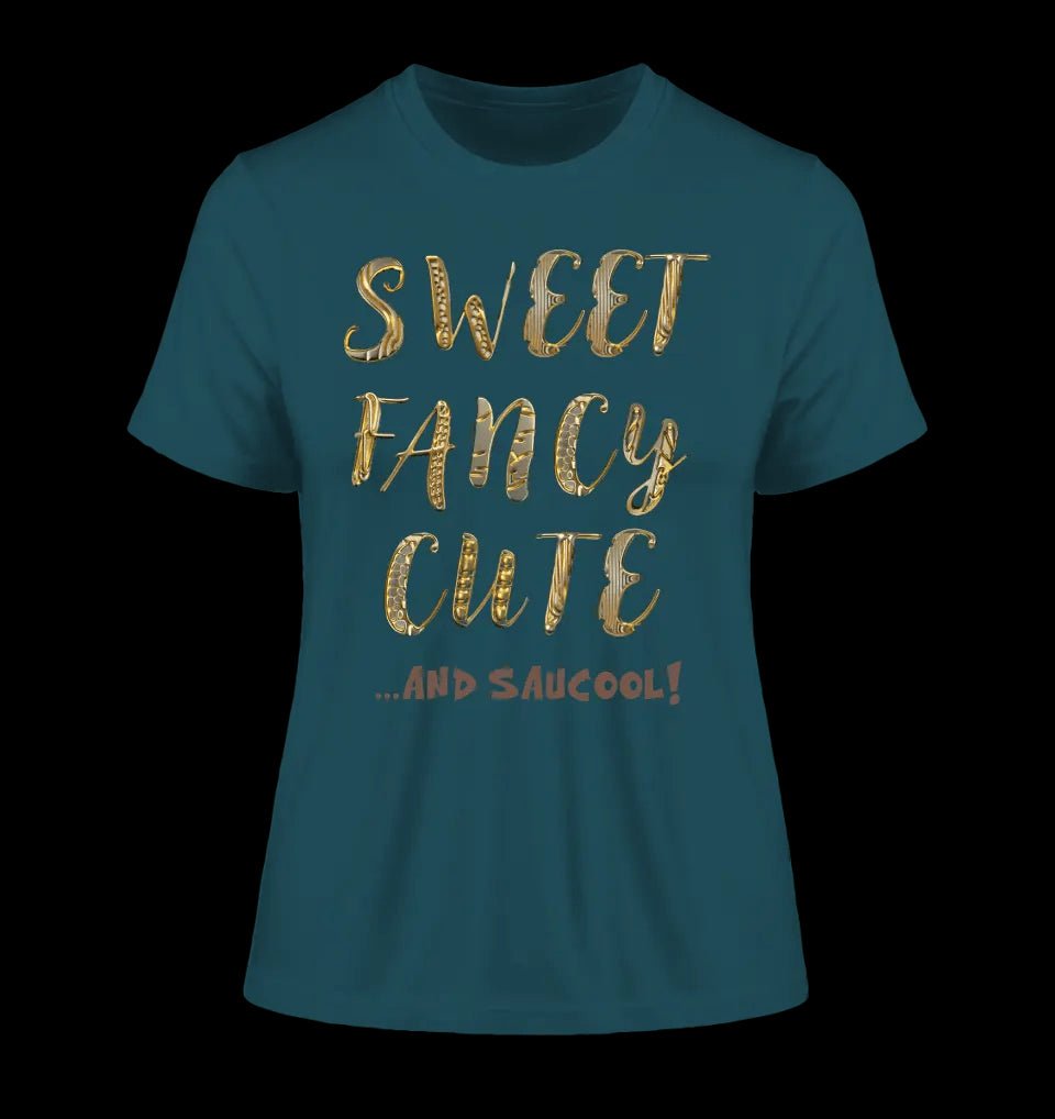 Sweet Fancy Cute • Ladies Premium T-Shirt XS-2XL aus Bio-Baumwolle für Damen • Exklusivdesign • personalisiert