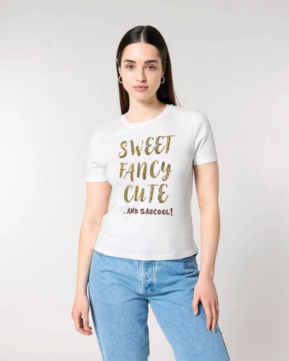 Sweet Fancy Cute • Ladies Premium T-Shirt XS-2XL aus Bio-Baumwolle für Damen • Exklusivdesign • personalisiert