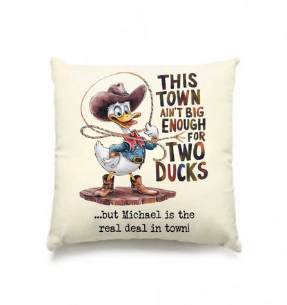 THIS TOWN 2 • DUCK • ENTE • Kissen 40x40 cm • Exklusivdesign • personalisiert